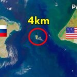 ¿Qué distancia hay entre Rusia y Alaska?