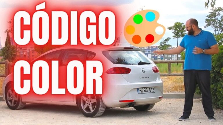 Descubre cómo saber el código de color de tu coche y personalizarlo