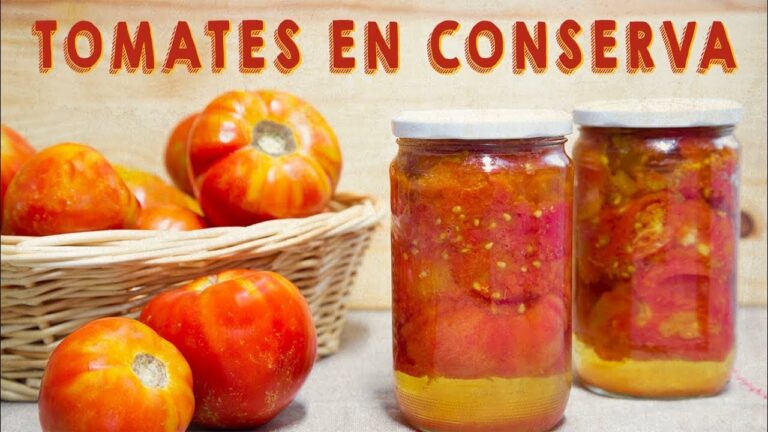 Cómo hacer conserva de tomates casera: una receta simple y sabrosa