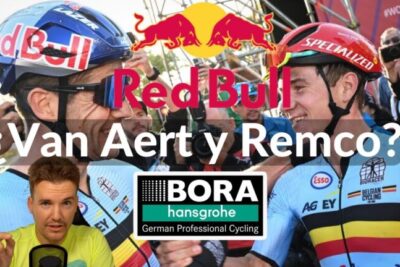 El motivo detrás del casco de Red Bull de Van Aert